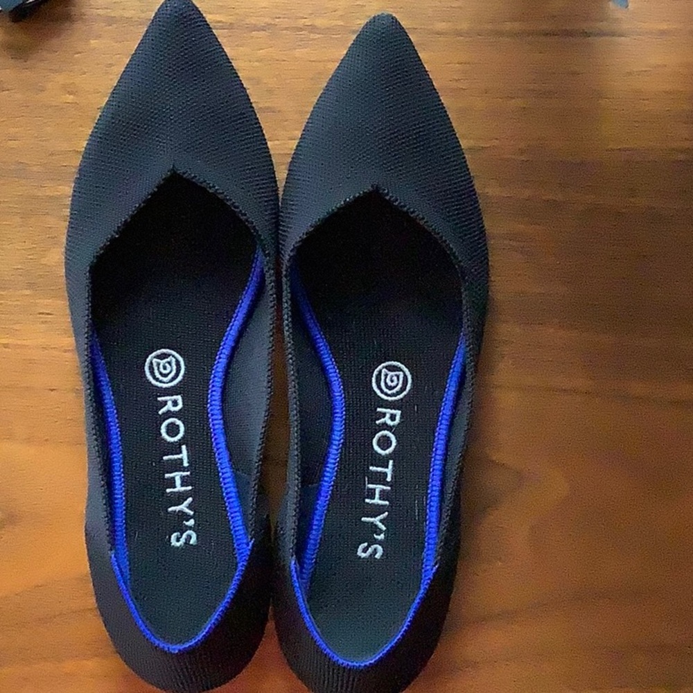 The Point Rothy’s black shoes